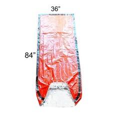 GOGOOD 4 Pack Emergency Bag Survival Bivvy Sack with Whistles, Lightweight Po…