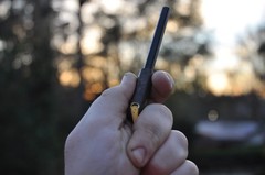 Original MG Custom Knives | Custom Ferrocerium rod | Walnut | Weatherproof | USA