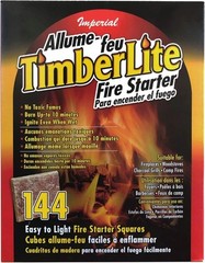 Imperial KK0313 Timberlite Fire Starter, 144 Squares, 144 Brown