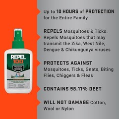 Repel 100 Mosquito and Insect Repellent, 4 Ounces, With DEET, 10-Hour Protection