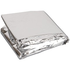 Silver Reflective Emergency Thermal Blanket Mylar Safety First Aid Survival