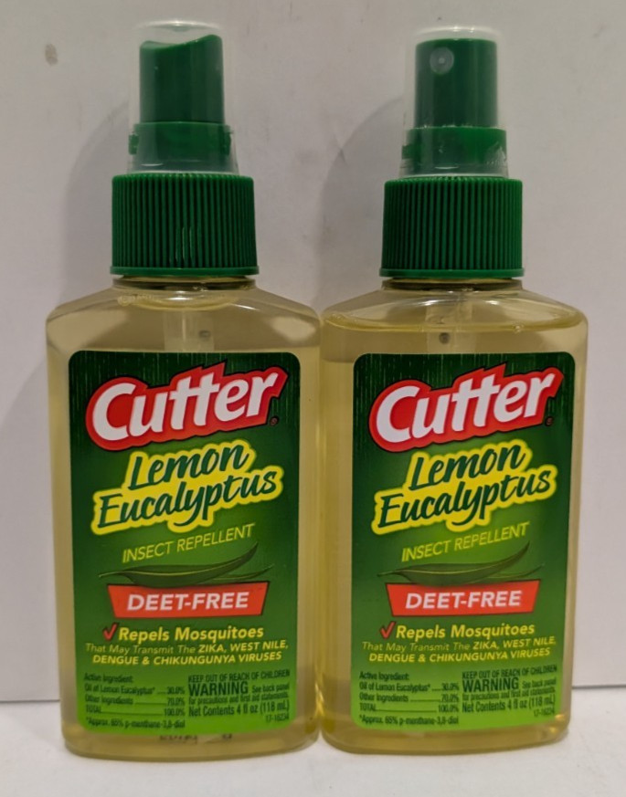 Cutter Lemon Eucalyptus Insect Repellent 4 oz – 2 Pack