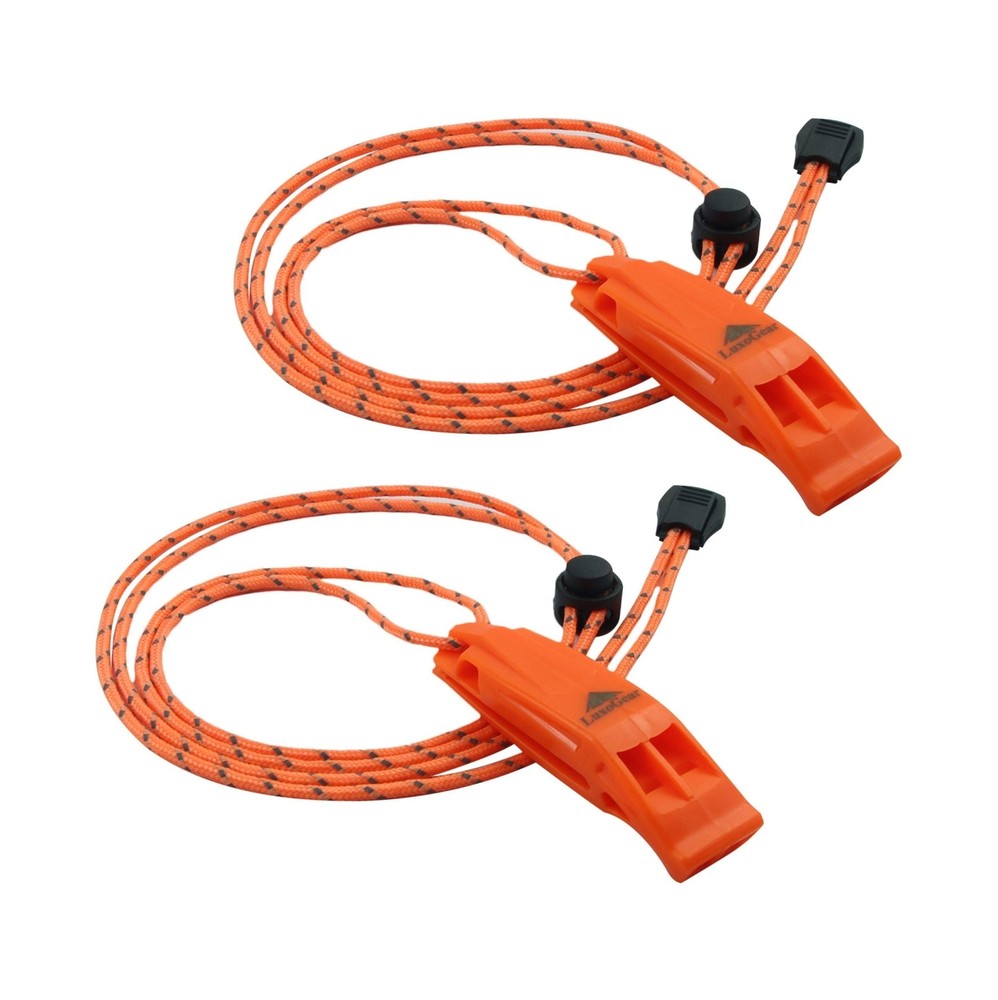 Emergency Whistles with Lanyard Safety Whistle Survival Shrill Loud Blast for…