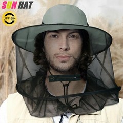 Bug Proof Sun Hat – Breathable Mesh with Face Net for Mosquito/Bee Protection US