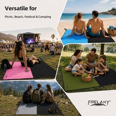 Pocket Picnic Blanket, Waterproof Blanket For Beach Festival | Lightweight
