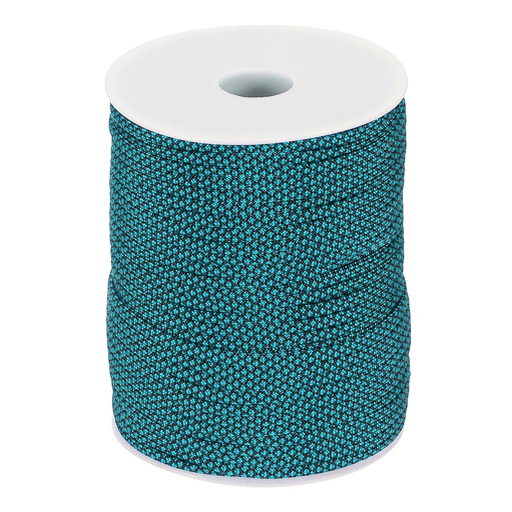 550 Paracord 197 Feet 4mm 7 Strand Parachutes Cord Spool Blue/Black