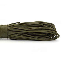 2mm Paracord Rope 25FT 100FT Single Core Polyester Cord Camping Craft Survival D
