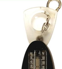 Coghlans Keychain 4 in 1 Whistle Magnifier Compass Thermometer Survival