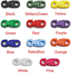 50 Pack Assorted 5Mm Breakaway Clasp, Mini Paracord Buckles for Paracord Bracele