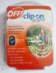 Off! Clip On Fan Circulated Mosquito Repellent Starter Kit & Refill Packs Lot