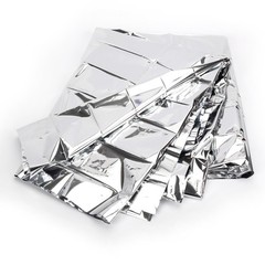 (2 pack) Ozark Trail Camping Emergency Survival Blanket, Reusable,1.5 oz