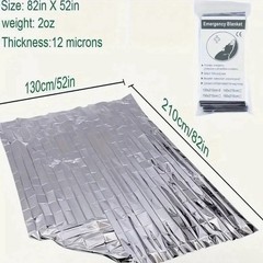 10 Pack Of Emergency Thermal Trauma Survival Durable Advanced Aluminized Blanket