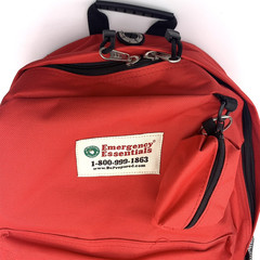 Emergency Essentials Large Red Backpack Bug Out Bag Survival Prep 72-Hr Kit New