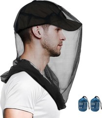 Premium Mosquito Head Net for Insect, 2 Pack, Fly & Bug Protection | Ultra Large