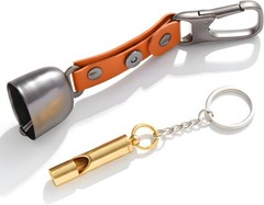 Emergency Whistle Bell Outdoor Safety Hiking Backpacking Survival Signal AirHorn
