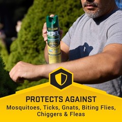 (2 pack) Repel Insect Repellent Sportsmen Formula 25% DEET, Bonus Aerosol, 8.125