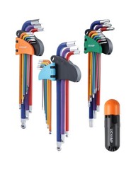 Lichamp 27-Piece Rainbow Allen Key Set, Torx SAE Metric Allen Wrenc… Fast Ship