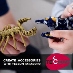Teceum Paracord Type Iii 550 Crimson 100 Ft 4Mm Tactical Rope Mil-Spec Outdoor