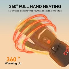 Savior Heat Heated Gloves Electric Rechargeable Battery Men Women 7.4V Heating