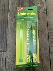 Coghlans Green 12 Hr Lightsticks Camping Survival Backpacking Hiking Emergency