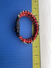 A2S Survival Tactical Multifunction Paracord Bracelet Compass Whistle