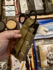 135 Piece Emergency Outdoor Survival Kit with drawstring camo bag