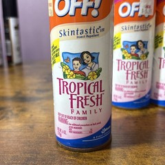 3 Cans Off Family Care Tropical Fresh Insect Repellent 6oz EACH New