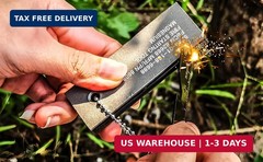 Magnesium Fire Starter Waterproof Fire Steel,4 Pack | Survival fire Striker Kit