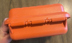 Survivor Dry Box Orange 9″ x 6″ O-Ring Seal Water Resistant Compass Camping USA