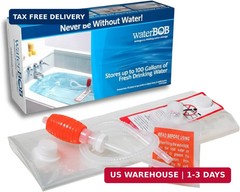 Bathtub Emergency Water Storage Bladder Up To 100 Gallon Capacity – Foo