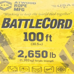 5.6mm BattleCord – Ultra Strong & Tough Rope – 2650lb Tensile Strength – USA …
