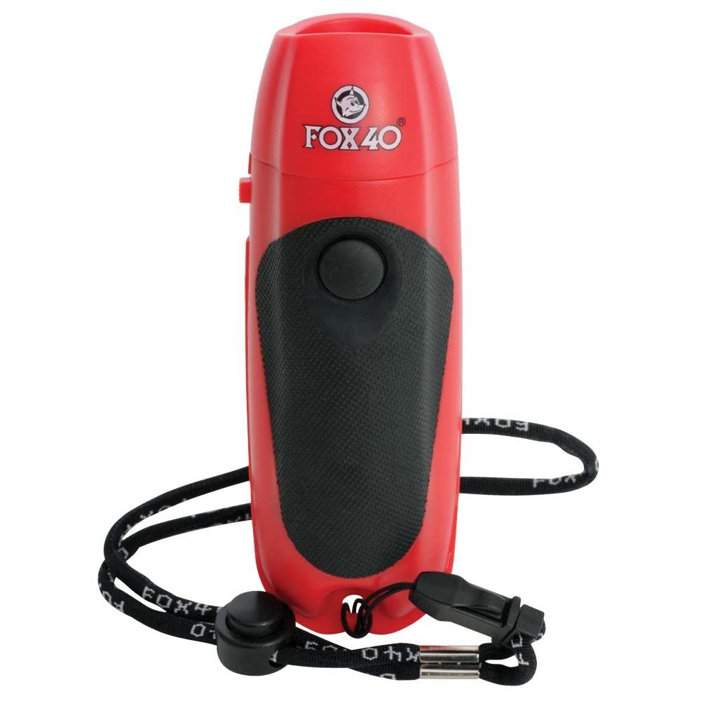 Fox Unisex’s Electronic (3 Tone) 40 Whistles, Black, One Size