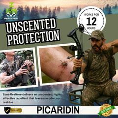 Zone Realtree Picaridin Insect Repellent Spray, 1oz Master Case of (12)