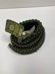 NEW Stone River Gear 500 Lb. Survival Paracord Belt Green X-Large Waist 44″-48″