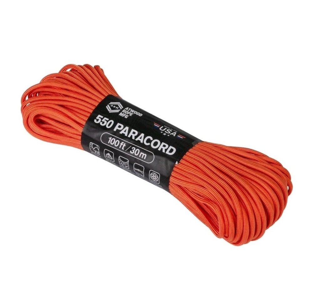 HELIKON TEX PARACORD Military NATO 500 Rope 30 m 100 ft Coyote Multicam 250 kg