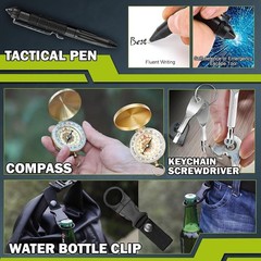 17-in-1 Luxury Survival Kit in Waterproof Case – Ultimate Gift for Adventurers