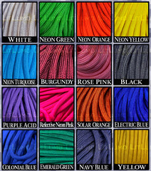 Paracord 550 -NEW COLORS/PATTERNS- Type III – 100Ft-200FT-300FT – Made in USA