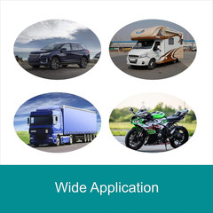 8Pcs Deer Whistles for Vehicles Wind Activated Black