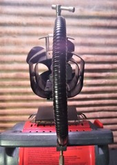 Mr. Heater «Buddy» Single Tank Wood Stove, Heat Powered Fan Mount. Custom Built.