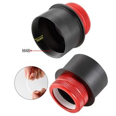 Aluminum Telescope Coaxial Adapter M42M48 to 1 25 for Stable Connections