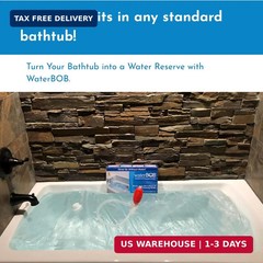 Bathtub Emergency Water Storage Bladder Up To 100 Gallon Capacity – Food Grade L