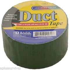 Camping Survival Duct Tape Roll 2″ x 10 Yards Green Hunting Emergency Shelter