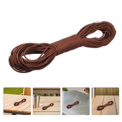 2Pcs Brown Nylon Utility Rope Tent Guide Cord Flexible Durable for Outdoor Use
