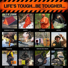 Emergency Survival Kit / Bug Out Bag / Tactical Backpack