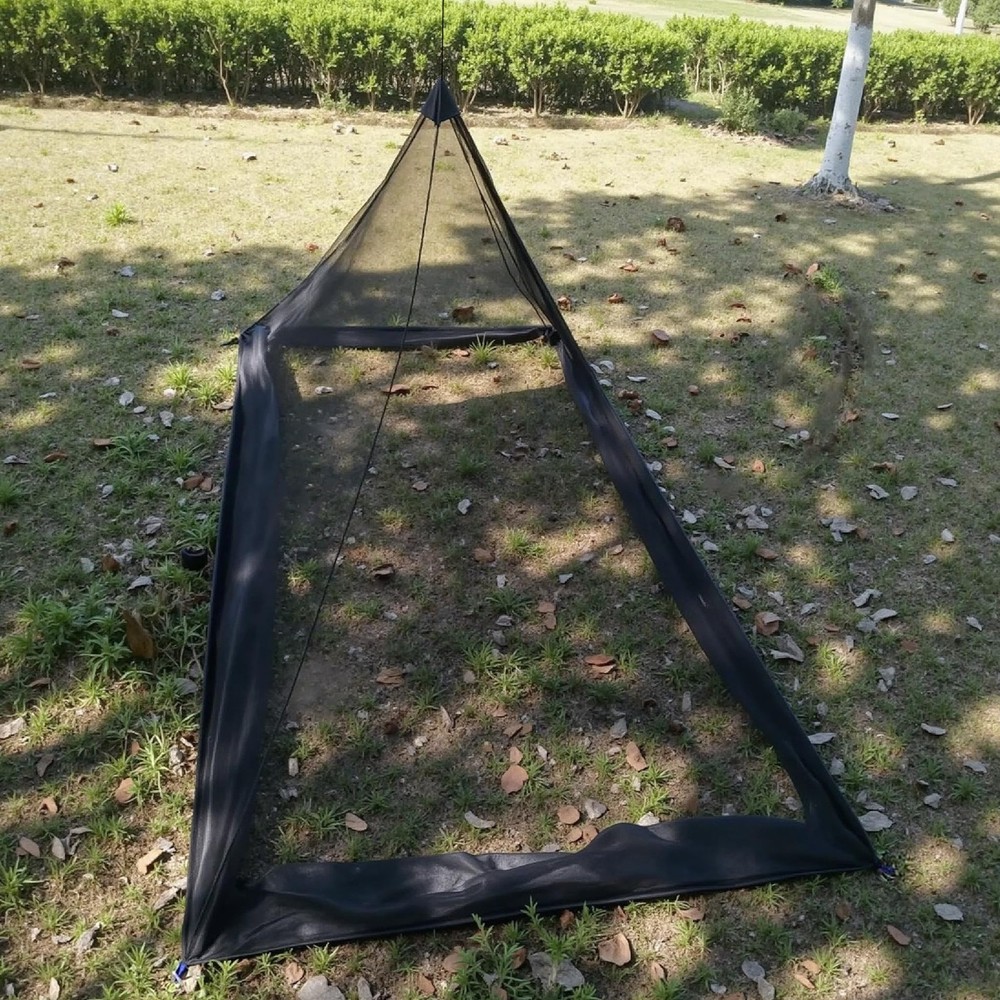 Camping Mosquito Net Compact Ultralight No-See-Um Breathable Mesh Bugnet Mosq…