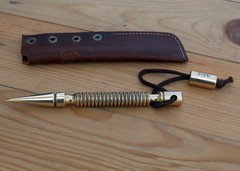 Brass Marlin Spike EDC Tool for Trekking Outdoor Enthusiasts Hiking and Sailor