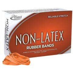 NEW! RUBBER BANDS NON-LATEX #68 ONE POUND 380 BANDS ORANGE – SUPER FAST SHIP !!