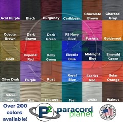 Genuine Type III 550lb Paracord – Nylon Cord in Solid, Multi, and Reflective …