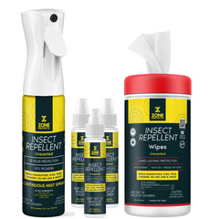 Picaridin Unscented Super Bundle; Spray & Wipes
