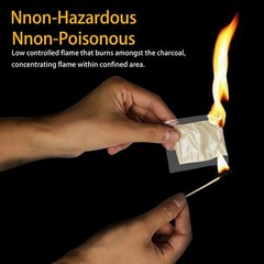 100 Pack Natural Paraffin Fire Starter Cubes, Waterproof Non-Toxic, 8 Style1